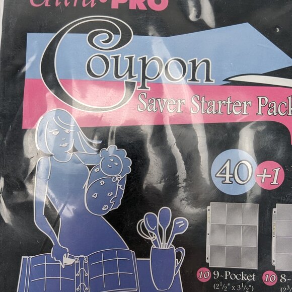 Ultra Pro Coupon Saver Starter Pack 40+ Premium Pages Organizing New - Picture 2 of 8